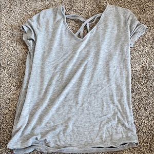 plain gray shirt